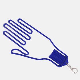 Plastic Glove Support Rack (Option: Pure blue)