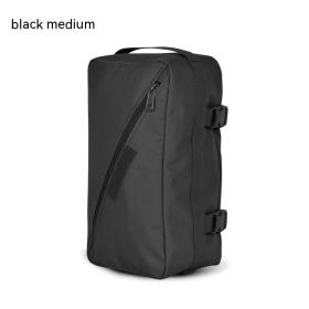 Multifunctional Storage Cycling Portable Travel Bag (Option: Black Medium)