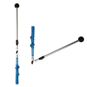 Golf folding swing trainer (Color: Blue)