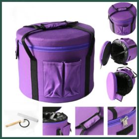 6-14-inch Crystal Temple Bell Yoga Bowl Special Bag (Option: Purple 14inch)