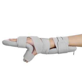 Rehabilitation Finger Board Adjustable Fixed Corrective Protective Device (Option: Right-One size)