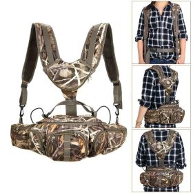 Sports Shoulder Camouflage Belt  Tactical Bag (Option: Reed camouflage)