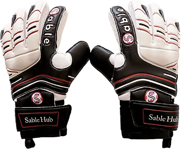 Sable Hub Goalkeeper Glove Cotton Material Football Gloves Protection | Super Grip Palms | Comfortable for Kids, Children & Adults Sable Hub Goalkeeper Glove Cotton Material Football Gloves Protection | Super Grip Palms | Comfortable for Kids, Children & Adults