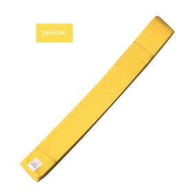 Simple Solid Color Taekwondo Belt Ribbon (Option: Yellow Belt-280cm)