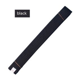 Simple Solid Color Taekwondo Belt Ribbon (Option: Black-280cm)